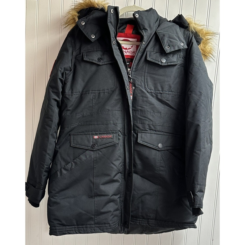 Canada Weather Gear Parka Puffer Style Winter Coat Size Medium